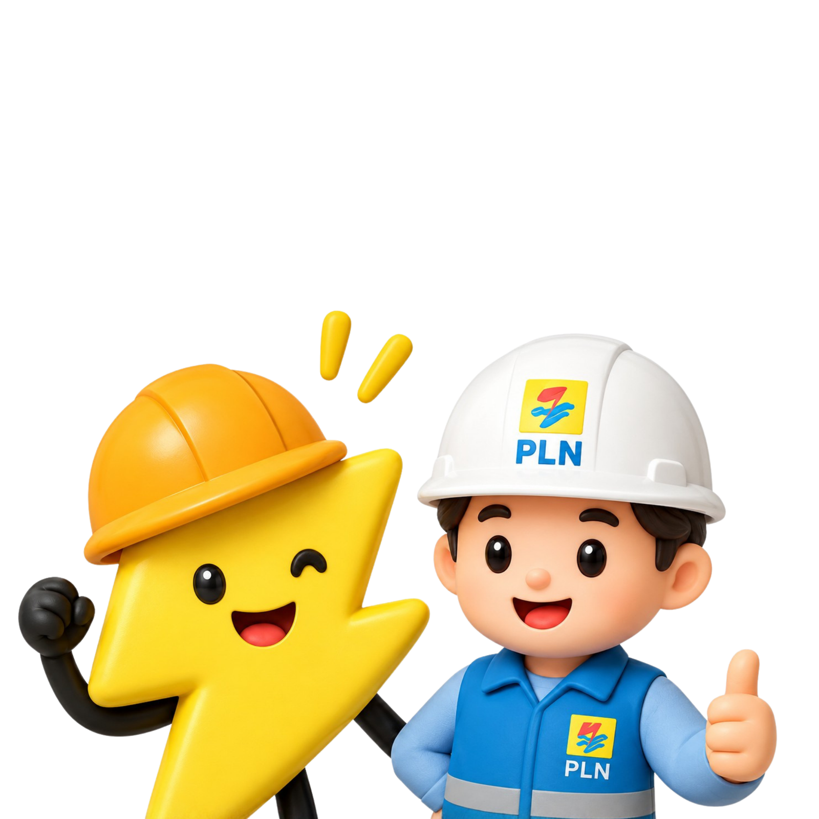 Maskot GRID·ID mengajak bergabung